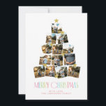 Christmas Tree 13 Photo Collage Carte de Noël<br><div class="desc">Christmas Tree 13 Photo Collage Carte de Noël</div>