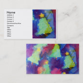 CHRISTMAS TREE 3 VISITEKAARTJE (Voorkant / Achterkant)