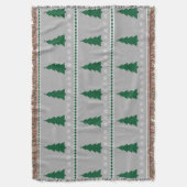 Christmas Tree and Snowflakes Pattern, Deken (Voorkant Verticaal)