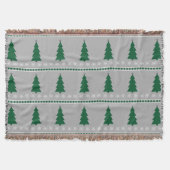Christmas Tree and Snowflakes Pattern, Deken (Voorkant)