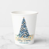 Christmas Tree Beach Merry Christmas Papieren Bekers (Voorkant)
