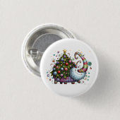 Christmas Tree Beast Button (Voorkant /achterkant)