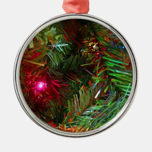 Christmas Tree Branch Metalen Ornament (Voorkant)