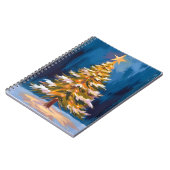 Christmas Tree Bright Star Watercolor Notitieboek (Linkerzijde)