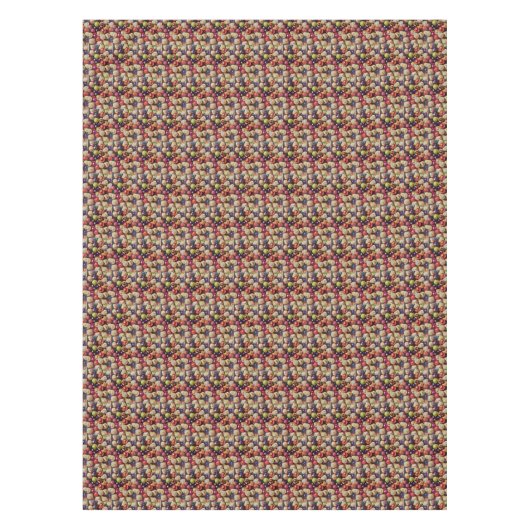 CHRISTMAS TREE BULBS tablecloth Tafelkleed (Voorkant)