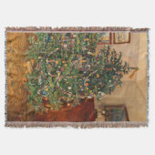 Christmas Tree C Müller Weihnachtsbaum 1914 Deken (Voorkant)