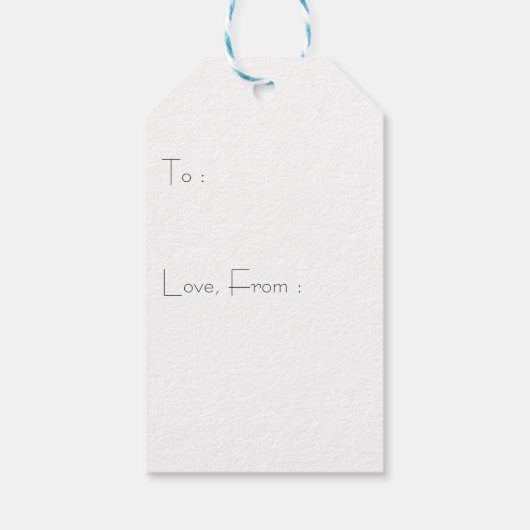 Christmas Tree Cadeaulabel (Achterkant)