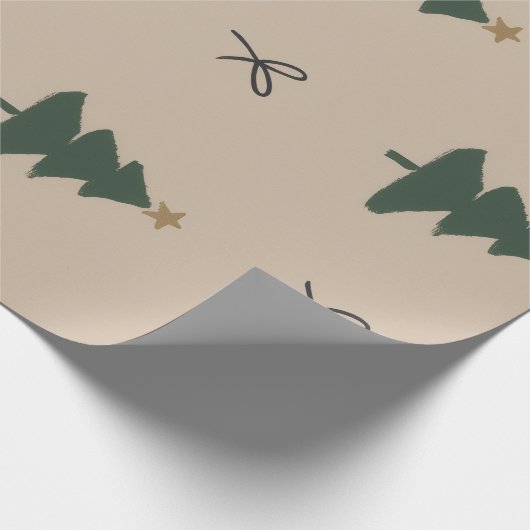 Christmas tree cadeaupapier (Hoek)