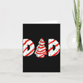 Christmas Tree Cake Matching Family Party Pajama D Kaart (Voorkant)