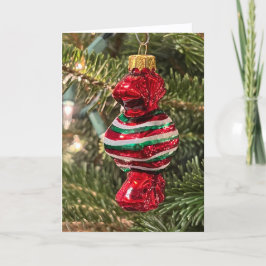Christmas Tree Candy Ornament Card Bedankkaart