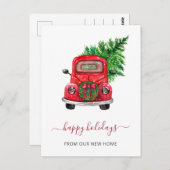 Christmas Tree Car Weve verplaatst vakantie Briefkaart (Voorkant / Achterkant)