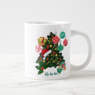 Christmas Tree Coffee Mug | Festive Holiday Cup  Extra Grote Beker