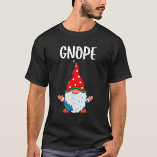 Christmas Tree Cute Gnomes Family Matching Novelty T-shirt