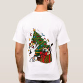 Christmas Tree Decorating T-shirt (Achterkant)