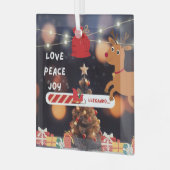 Christmas tree decorations glas ornament (Voorkant links)