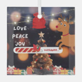 Christmas tree decorations glas ornament (Voorkant)