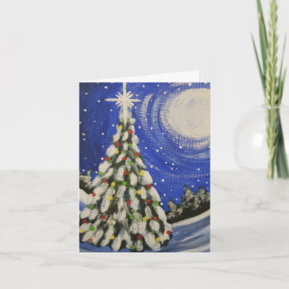Christmas Tree Feestdagen Kaart