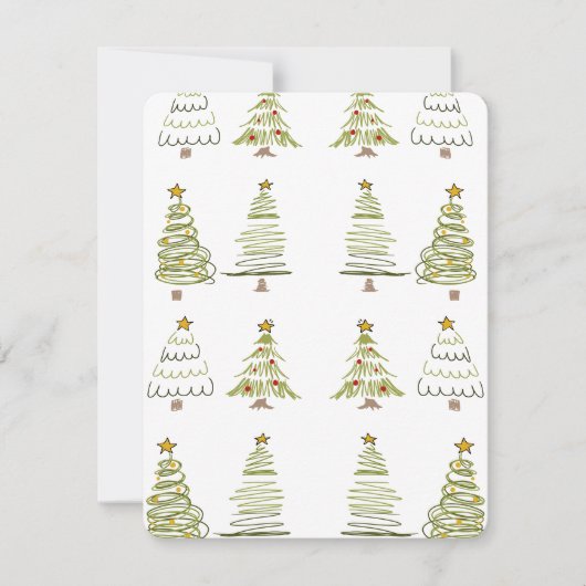 CHRISTMAS TREE FEESTDAGENKAART (Voorkant)