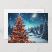 Christmas tree feestdagenkaart (Voorkant / Achterkant)