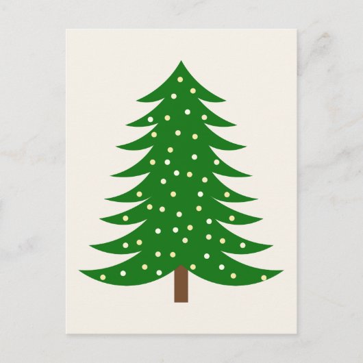 Christmas tree feestdagenkaart (Voorkant)