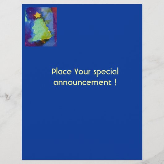 CHRISTMAS TREE FLYER (Achterkant)