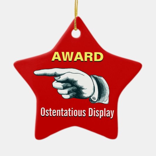 Christmas Tree Gag Gift Keramisch Ornament (Voorkant)