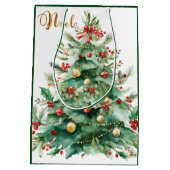 Christmas Tree Gift Bag Medium Cadeauzakje (Achterkant)