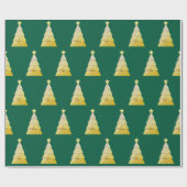 Christmas tree gift wrap cadeaupapier (Vlak)