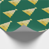 Christmas tree gift wrap cadeaupapier (Hoek)