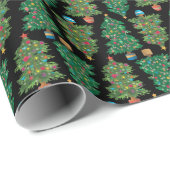 Christmas Tree Gift Wrap Cadeaupapier (Rol Hoek)