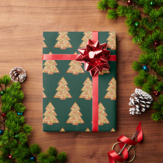 Christmas tree gift wrap cadeaupapier
