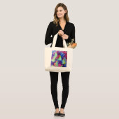 CHRISTMAS TREE GROTE TOTE BAG (Voorkant (model))