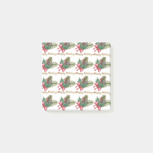 Christmas Tree Handprint Art Post-it® Notes (Voorkant)