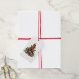 Christmas Tree Holiday XMas Cadeaulabel