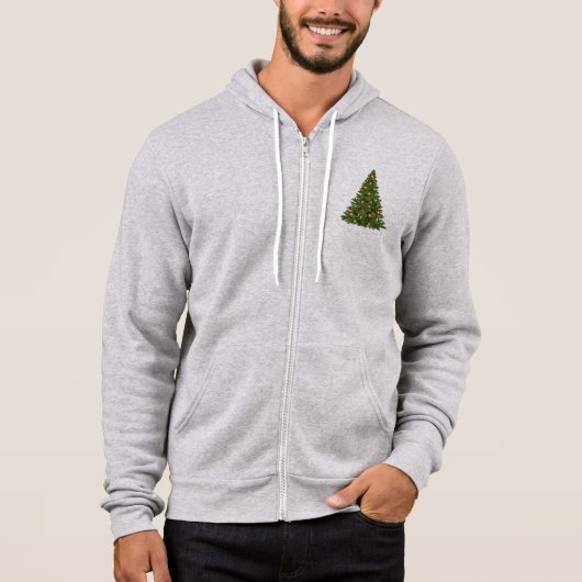 Christmas Tree Holidays Christmas Christmas Bauble Hoodie (Voorkant)