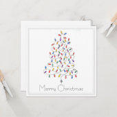 Christmas Tree Kaart (Voorkant / Achterkant in situ)