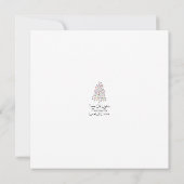 Christmas Tree Kaart (Achterkant)