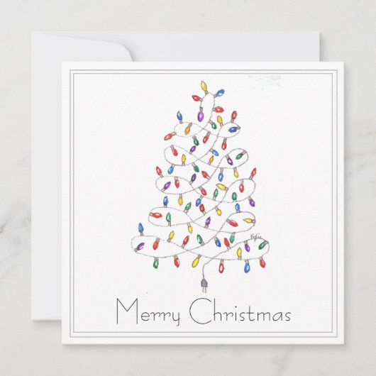 Christmas Tree Kaart (Voorkant)