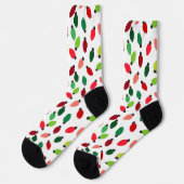 Christmas Tree Lights Original Print Socks Sokken (Links)
