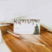 Christmas Tree Lights Pine Winter Wedding