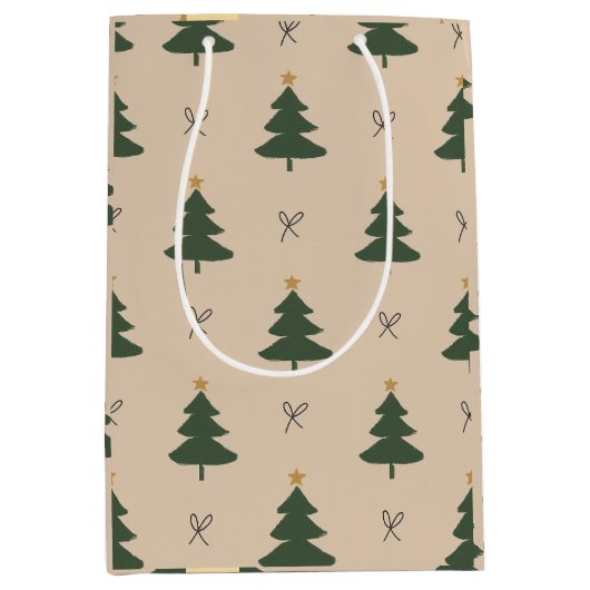 Christmas tree medium cadeauzakje (Voorkant)