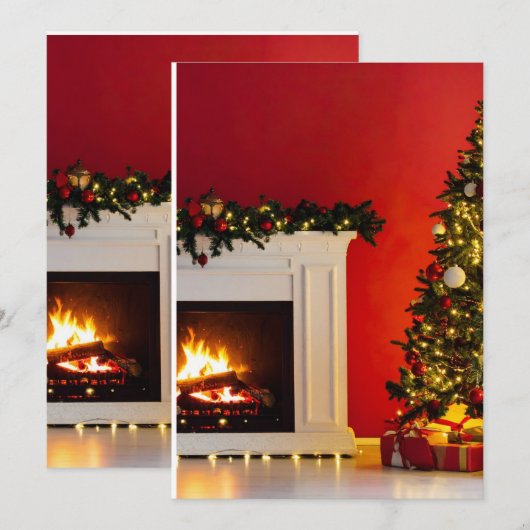 christmas tree menu (Voorkant / Achterkant)