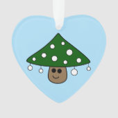 Christmas Tree Mushroom Ornament (voorkant)