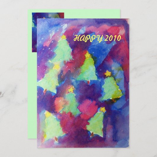 CHRISTMAS TREE - PARTIJ KAART (Voorkant / Achterkant)