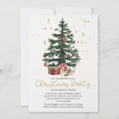 Christmas Tree Party Invitation | Elegant Holiday  (Devant)