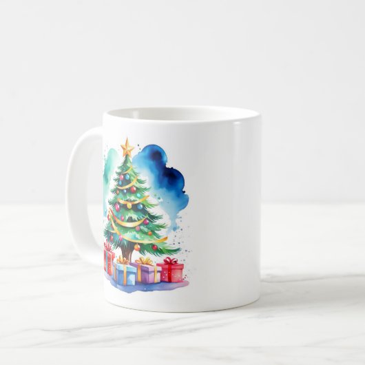Christmas Tree Personalized Mug (Devant gauche)
