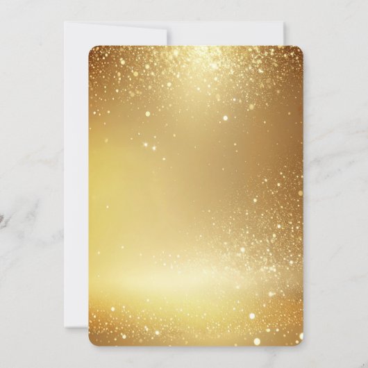 Christmas Tree Ribbons Holiday Party Invitation (Dos)