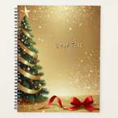 Christmas Tree Ribbons Holiday Planner (Devant)