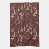 Christmas Tree Scatter Tea Towel Theedoek (Verticaal)