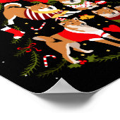 Christmas Tree Shiba Inu Lover Xmas Dog Owner New Poster (Hoek)